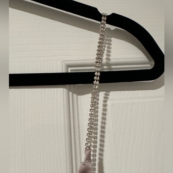 NWT ✅ H&M Taupe Rhinestone Strap Cami Size XL✨ - Picture 3 of 5